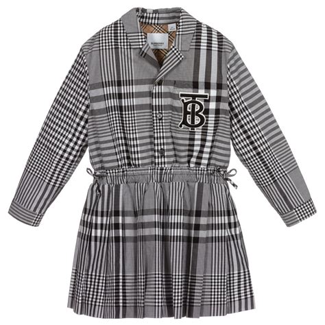 burberry black and white|Burberry white dress girl dress.